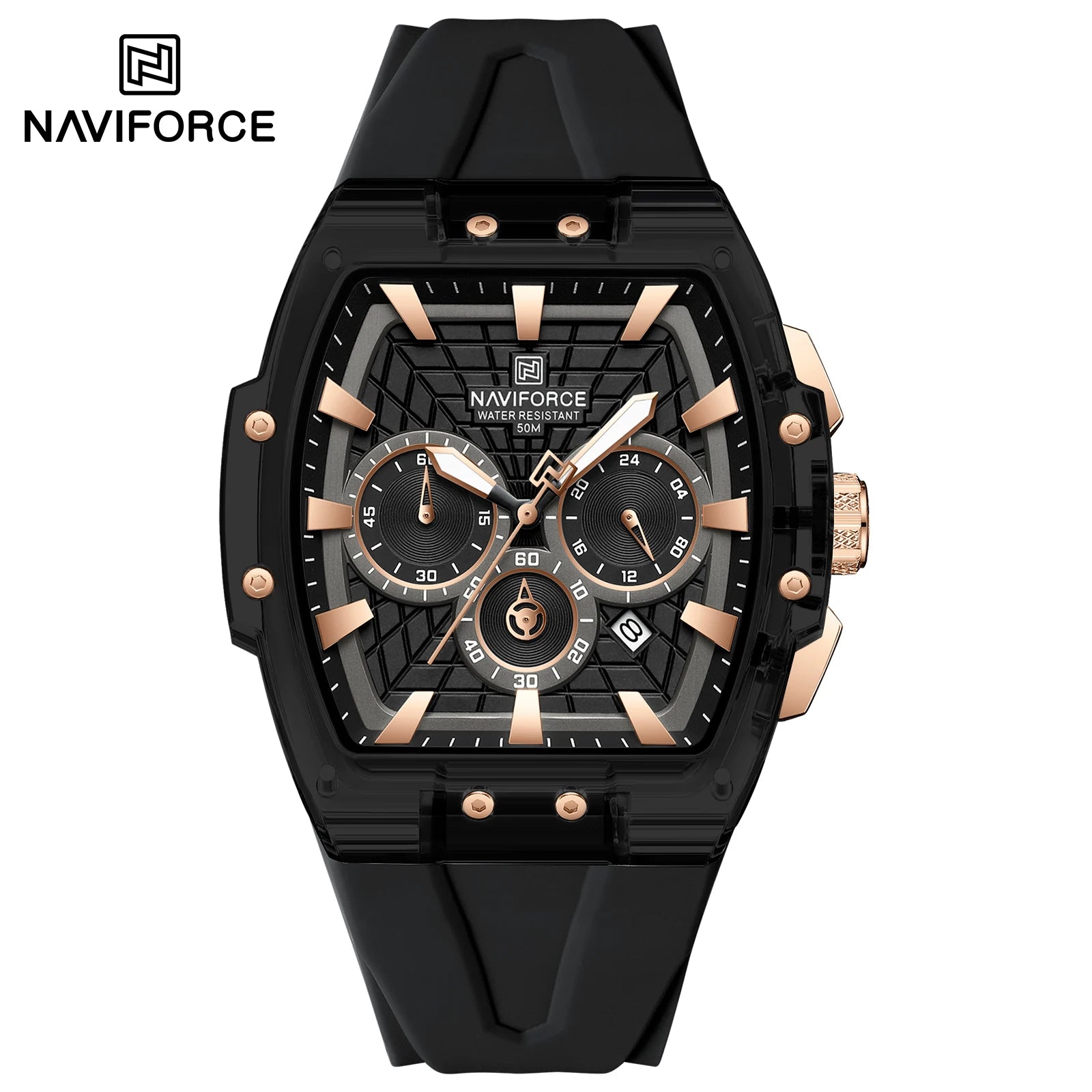 NAVIFORCE 6113 Men's Chronograph Watch, Waterproof