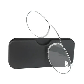 Ultra-Light Clip-On Reading Glasses with Mini Case