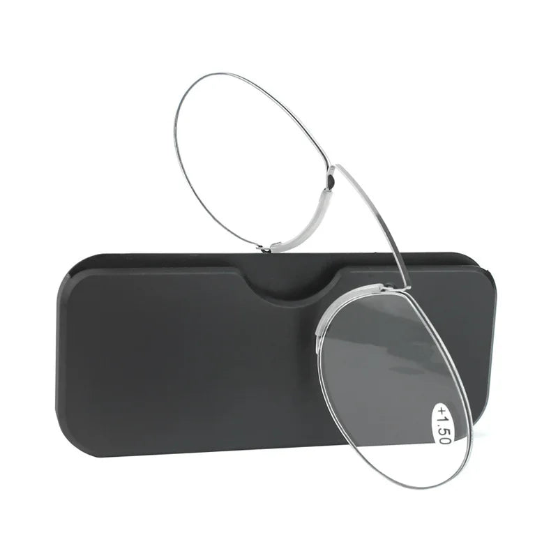 Ultra-Light Clip-On Reading Glasses with Mini Case