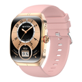 AMOLED Curved Screen Smartwatch with Health Monitor & BT Call