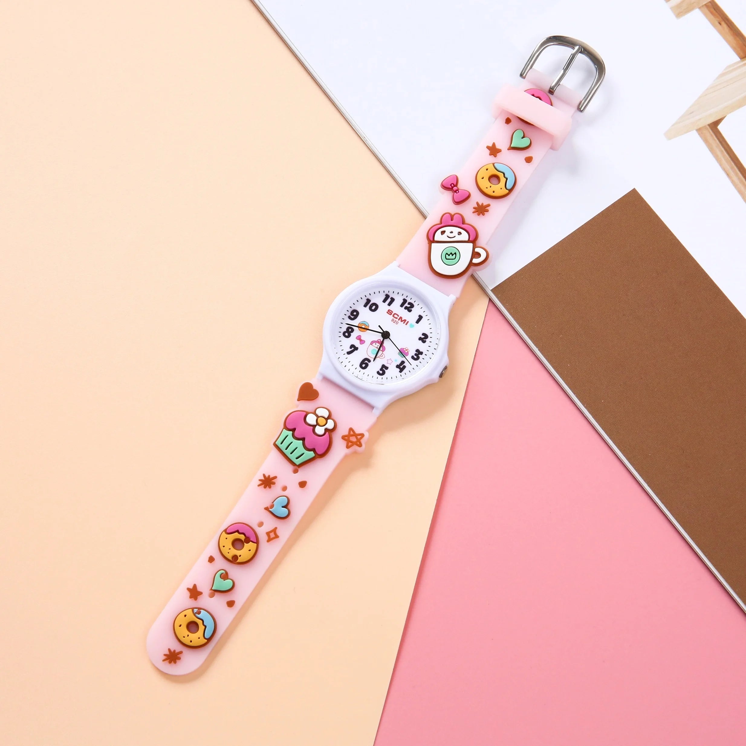 Charming 3D Cartoon Kids' Quartz Watch