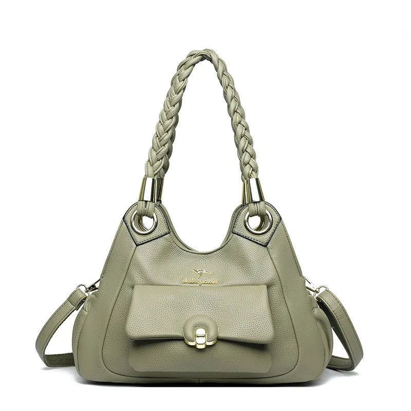 Luxury PU Women's Handbag Large Capacity Shoulder Women's Handbag