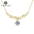 Romantic Luxury Moissanite Necklace for Women