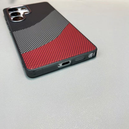 Luxury Ultra Thin Matte Carbon Fiber Magnetic Phone Case – Shockproof Slim Protective Cover for Samsung