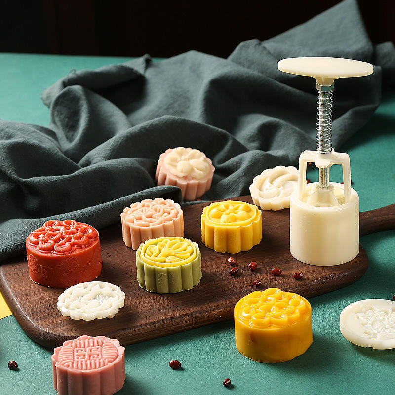Plastic Manual Mooncake Press Tool