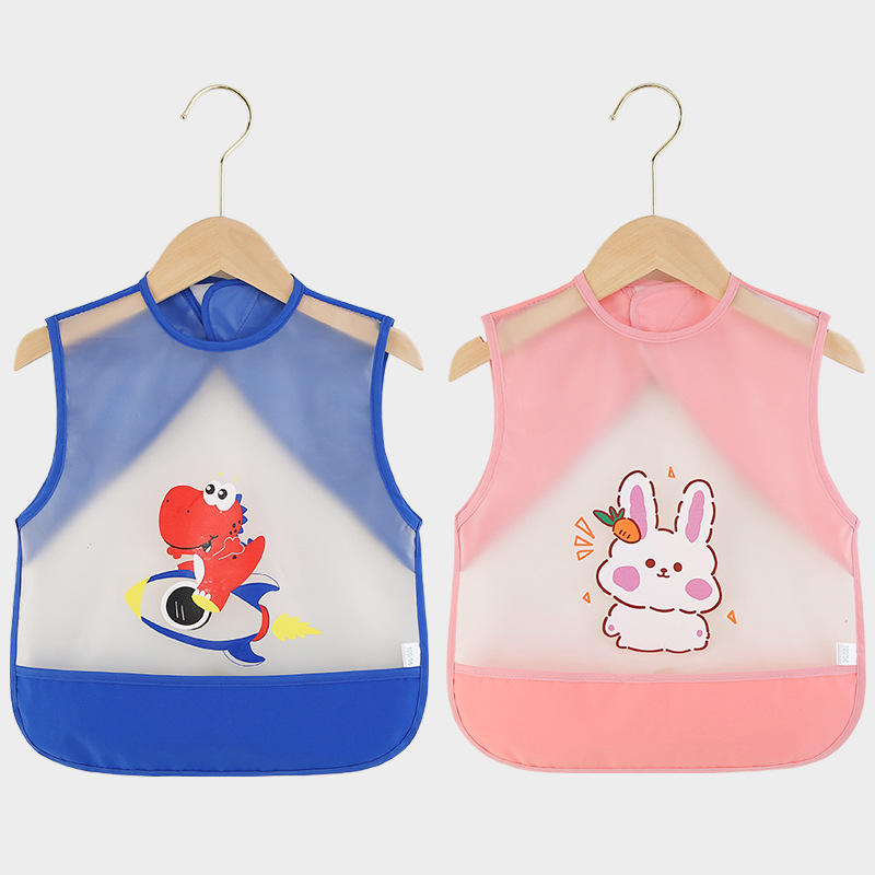 Waterproof Cartoon TPU Baby Bib | Easy Clean BPA-Free Feeding Bib