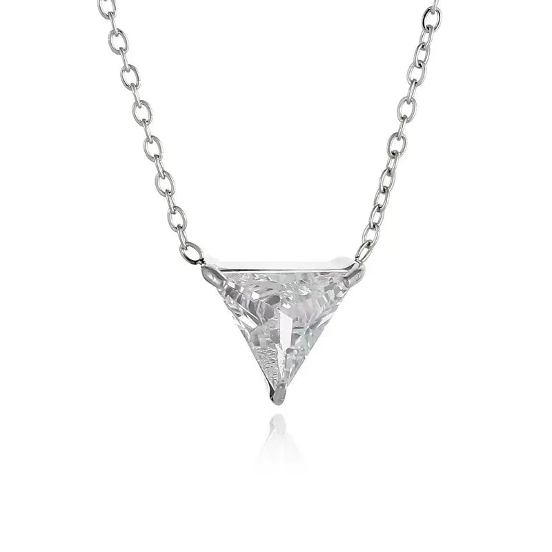 18K Gold Plated Teardrop Cubic Zircon Necklace