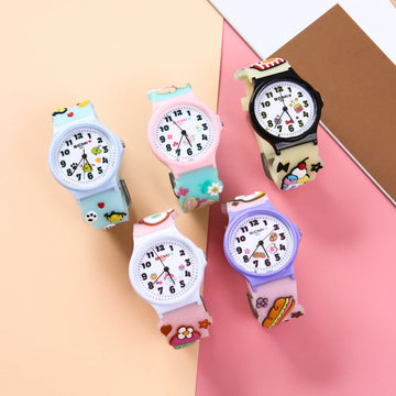 Charming 3D Cartoon Kids' Quartz Watch