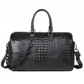 Fashion Waterproof PU Leather Unisex Duffel Bag with Zipper
