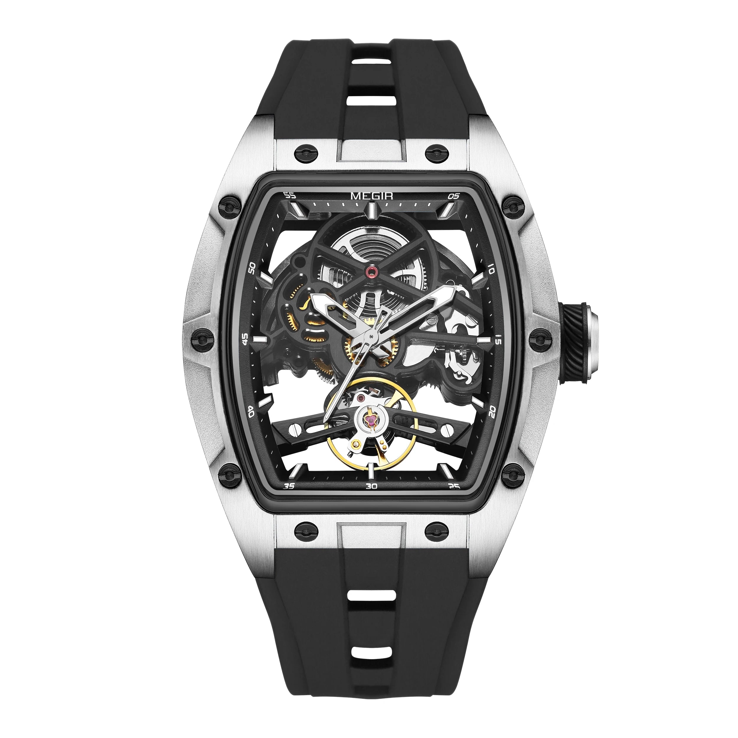 MEGIR 2242G Luxury Mechanical Tourbillon Watch