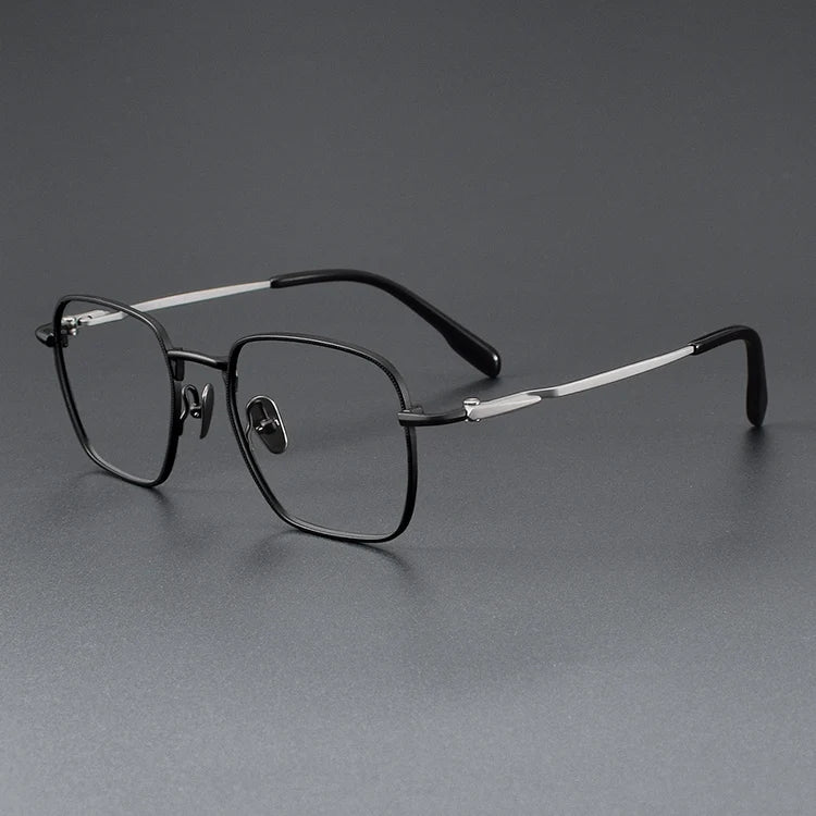 Luxury Titanium Eyeglasses - Gold, Lightweight & Stylish