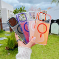 iPhone13- 17 Pro Max Dual-Color Magnetic Protective Case