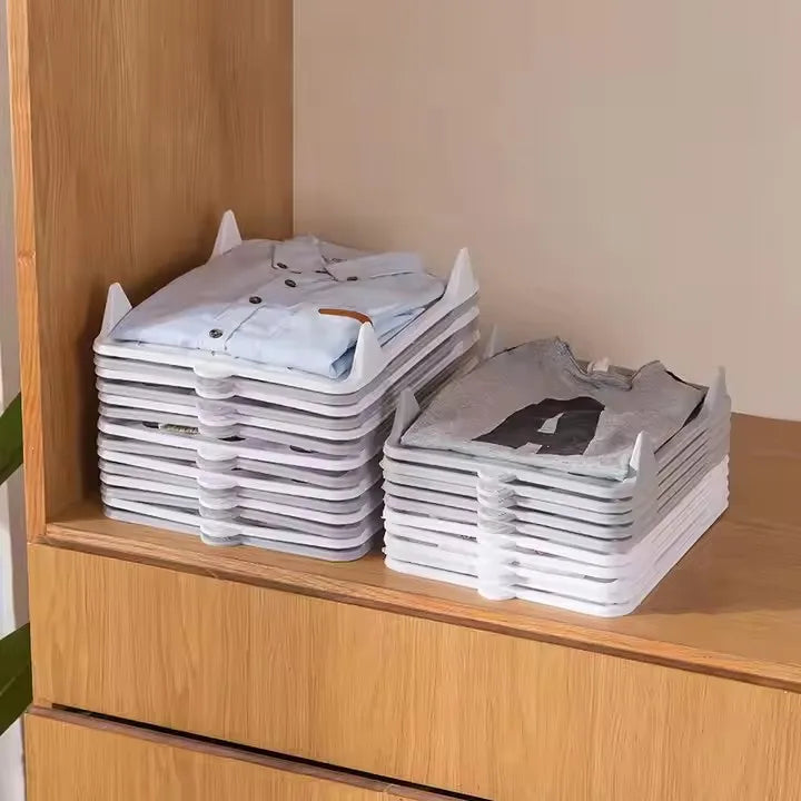 Multi-Functional Wardrobe Storage Separate Tools T Shirt Clothing Folder Board Home Closet Organizer