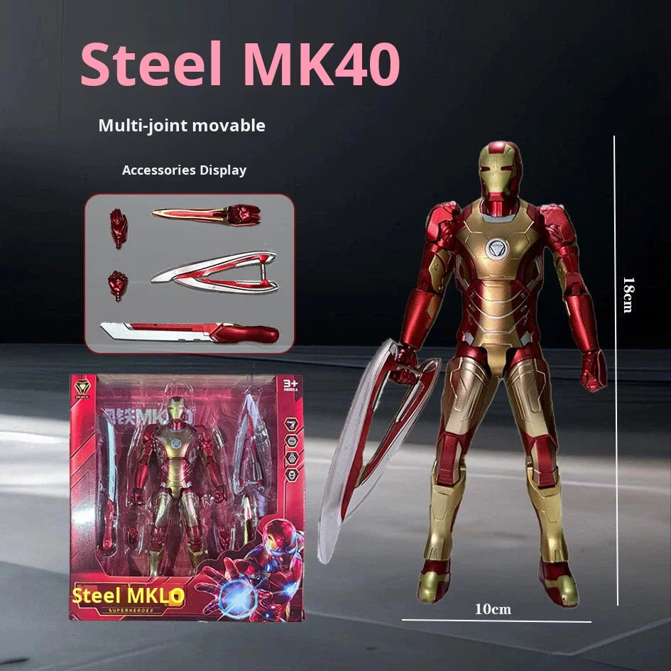 Iron Man Articulated PVC Model for Office & Gifts