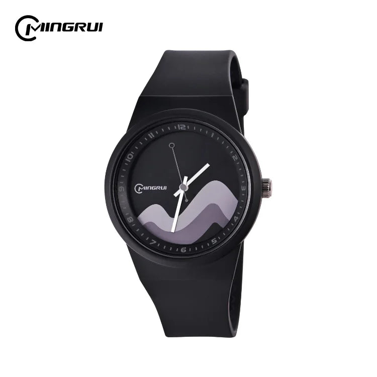 MINGRUI Kids Blue Dial Sports Watch