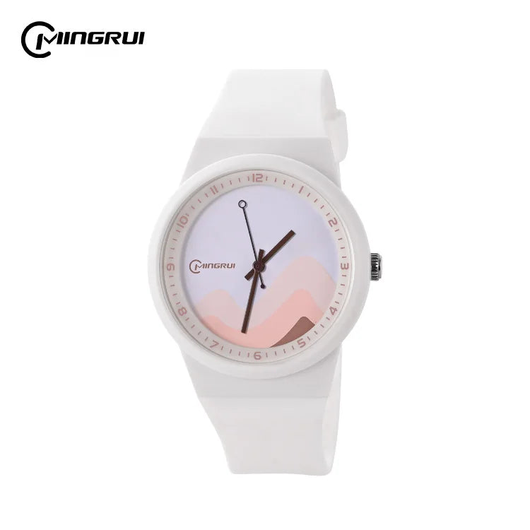 MINGRUI Kids Blue Dial Sports Watch