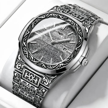 Luxury Gold Watches for Men ONOLA Business Retro Waterproof Muslim
