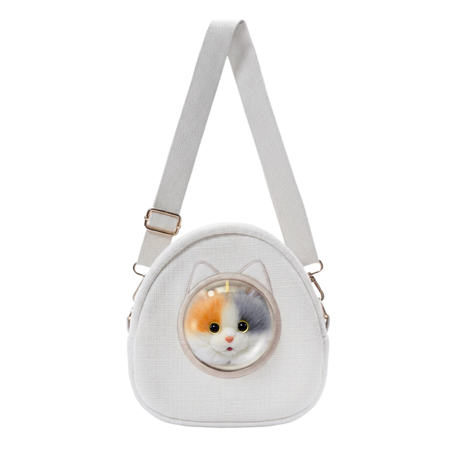 DUPAN 2026 New Cute Cat Head Pendant Backpack Women Large Capacity