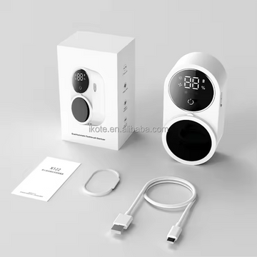 UV Light Toothbrush Sterilizer & Holder, Portable Rechargeable with Automatic Drying Fan