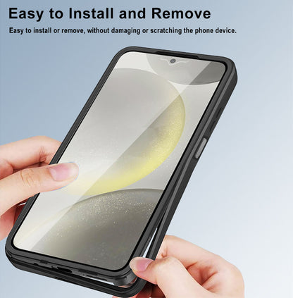 360° Full Protection Front & Back Phone Case for Samsung – Shockproof Transparent Cover