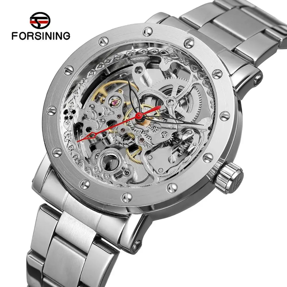 Forsining Leather Automatic Men's Watch