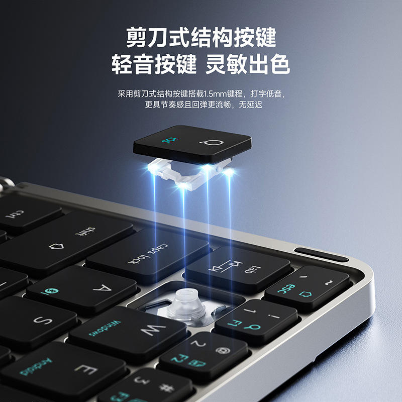Ultra-Slim Folding Bluetooth Keyboard with Touchpad – Portable Wireless Keyboard for Tablet & Laptop