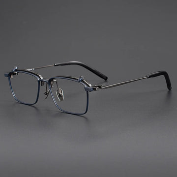 S401T Titanium Flip-Up Square Eyeglasses