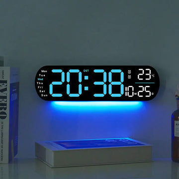 YIZHI Smart LED Alarm Clock with Temperature & Night Light
