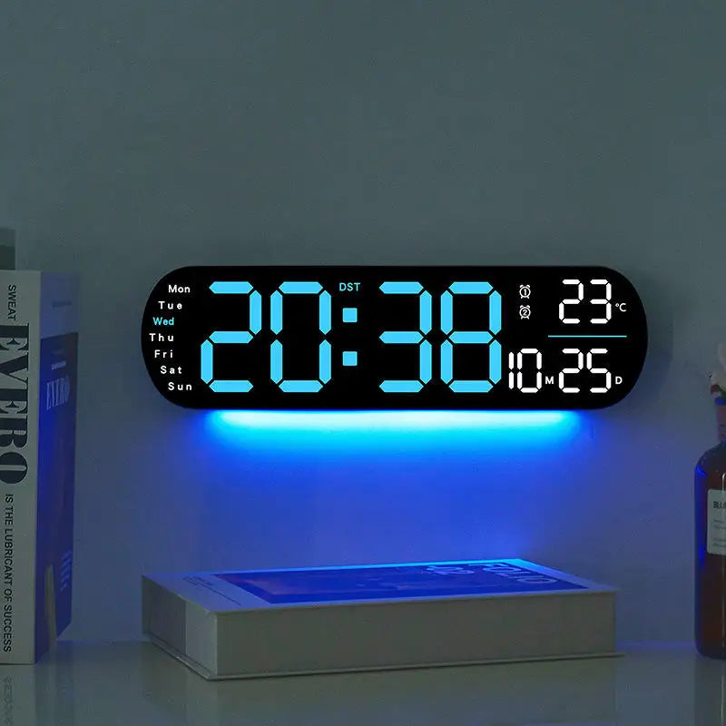 YIZHI Smart LED Alarm Clock with Temperature & Night Light