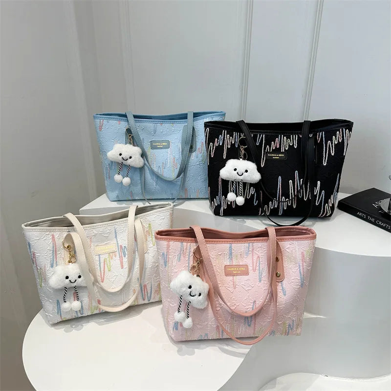 Fashion Ladies Large Capacity Handbags High Quality Shoulder Bags