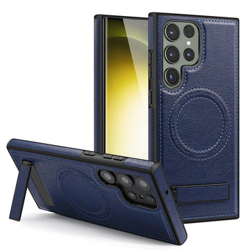 Japanese & Korean Style Magnetic Bracket Case for Samsung – Stylish Shockproof Stand Cover