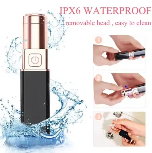 IPX6 Waterproof Spring Hair Removal Device Easy-to-Disassemble