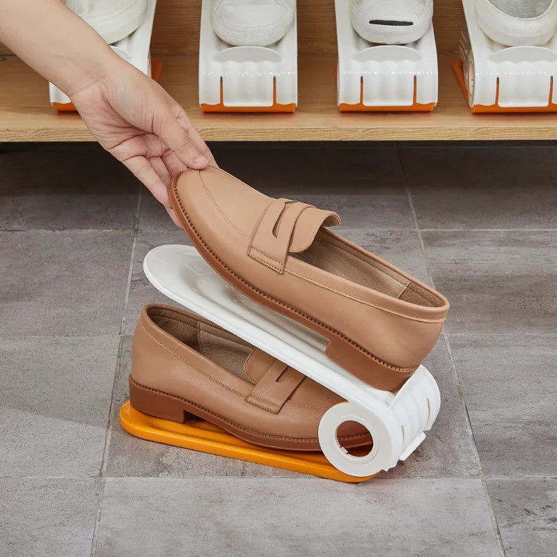 Space-Saving Foldable Shoe Rack