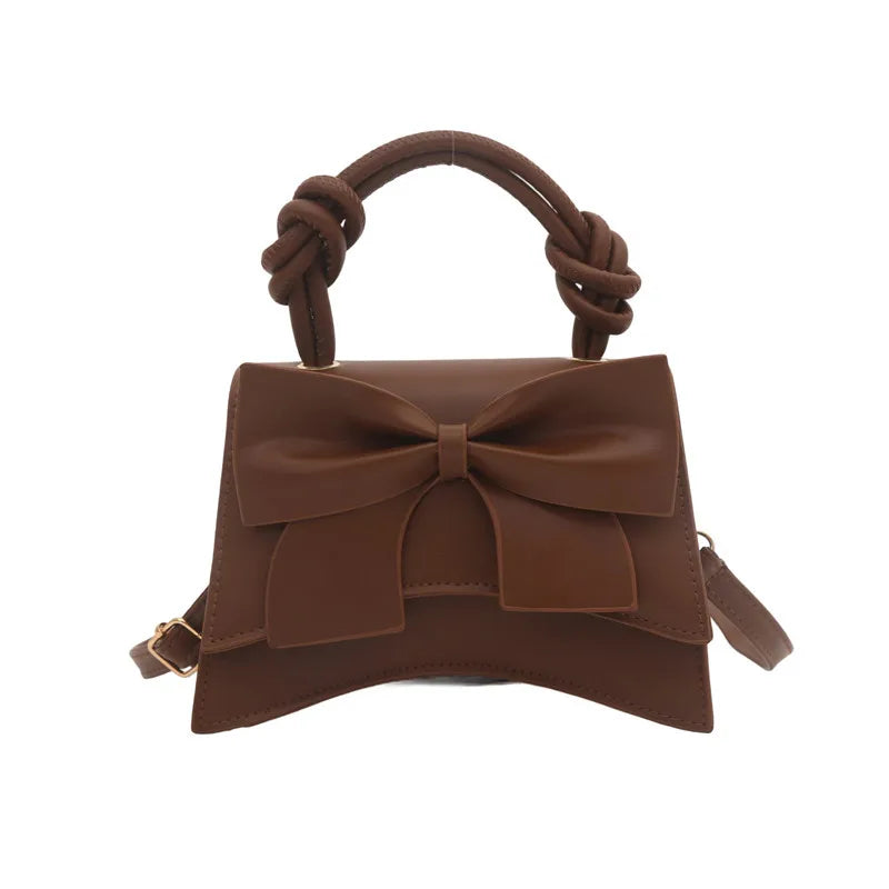 Autumn New Simple Solid Color Portable Shoulder Small Square Bag
