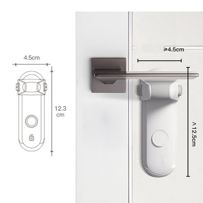 New Little Chicks Child Safety Door Handle Lock – Easy Install Baby Proof Lever Lock