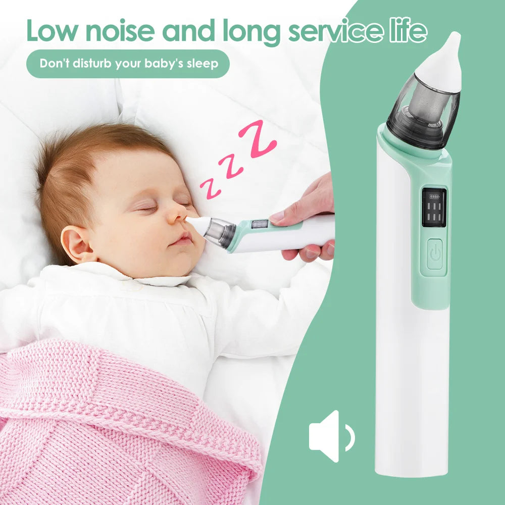 Custom Logo Smart Electric Baby Nose Suction Cleaner Electric Nasal