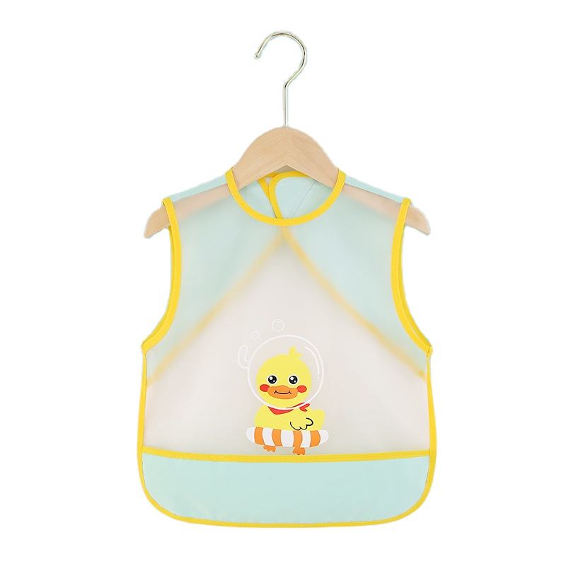 Waterproof Cartoon TPU Baby Bib | Easy Clean BPA-Free Feeding Bib