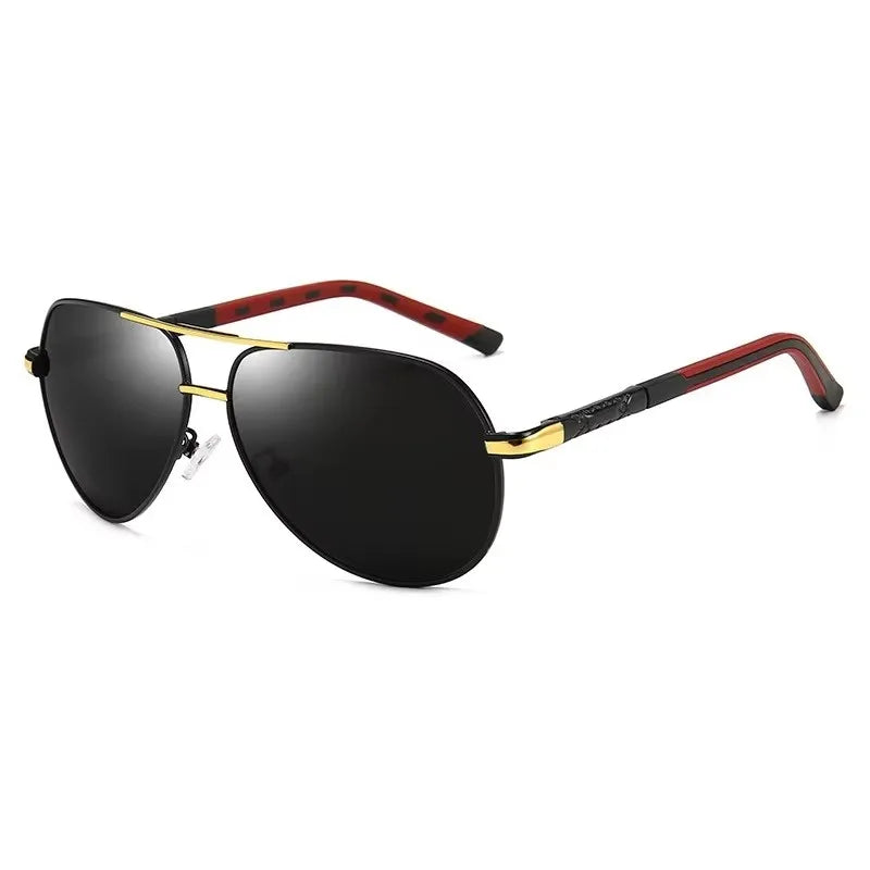 Men's Alloy Framed Polarized Toad Sunglasses
