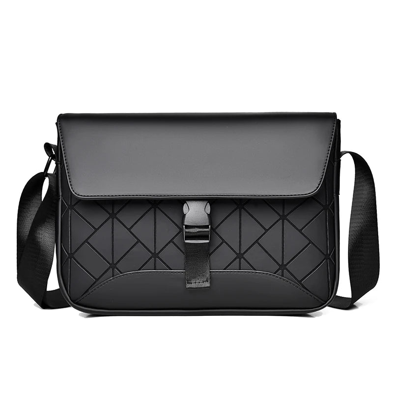 Unisex New PU Leather Crossbody Bag with Fashionable Design,