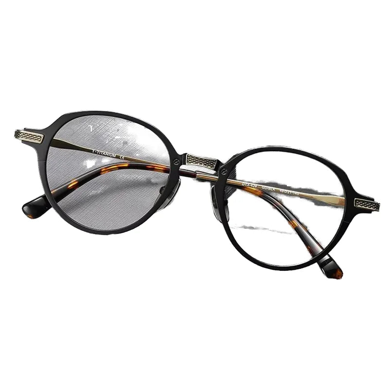 Vintage Titanium Blue Light Glasses