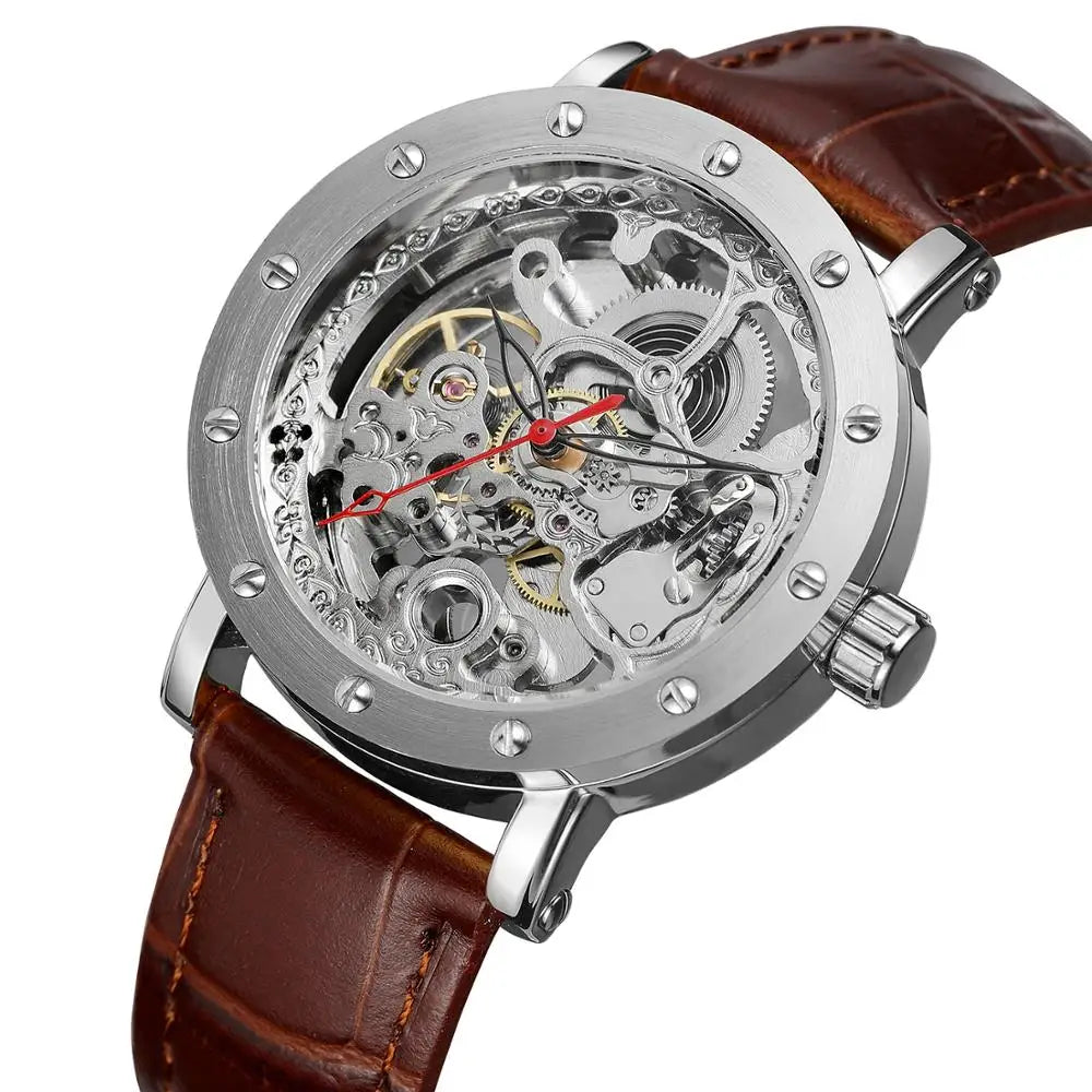 Forsining Leather Automatic Men's Watch