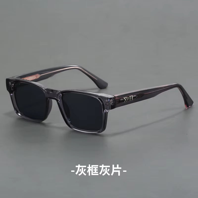 2025 UV400 High Quality Fashion Thick Frame Myopia Glasses Sunglasses New Sunglasses Anti Blue Light Retro Square Sunglasses