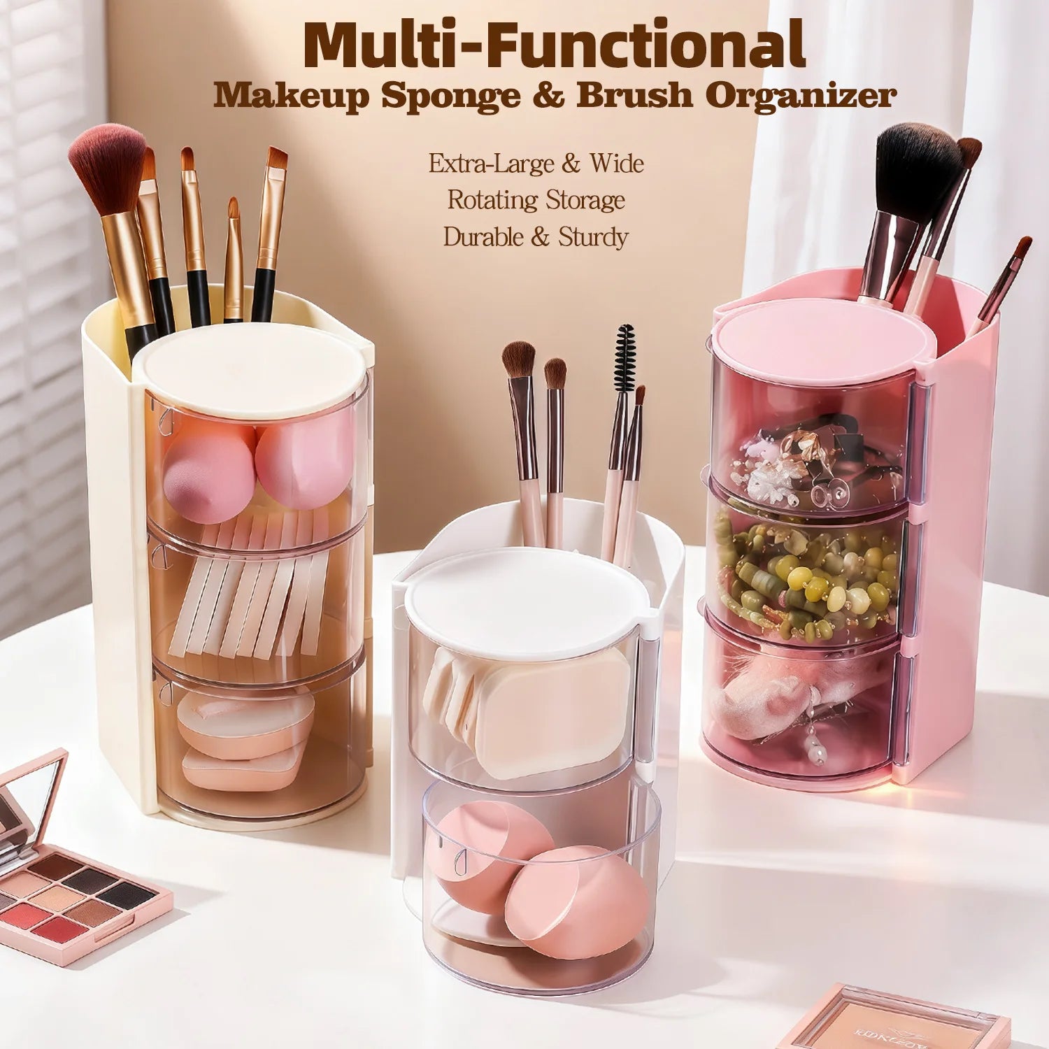 Rotating Makeup Organizer