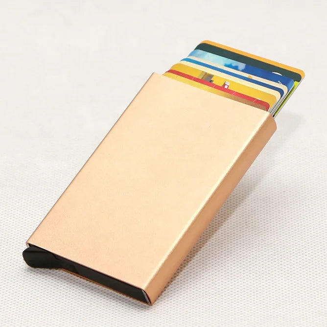 Factory Direct 10 Cards Large Capacity Automatic Aluminum RFID