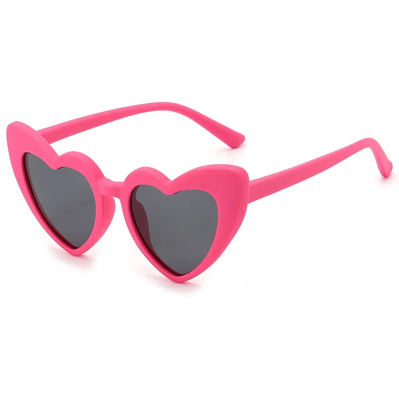 Heart-Shaped Polarized Sunglasses for Kids & Babies