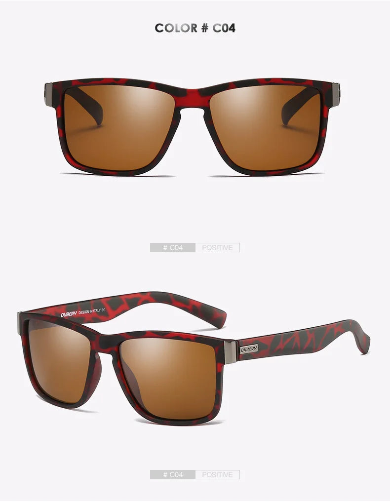DUBERY Polarized Fishing Sunglasses for Men