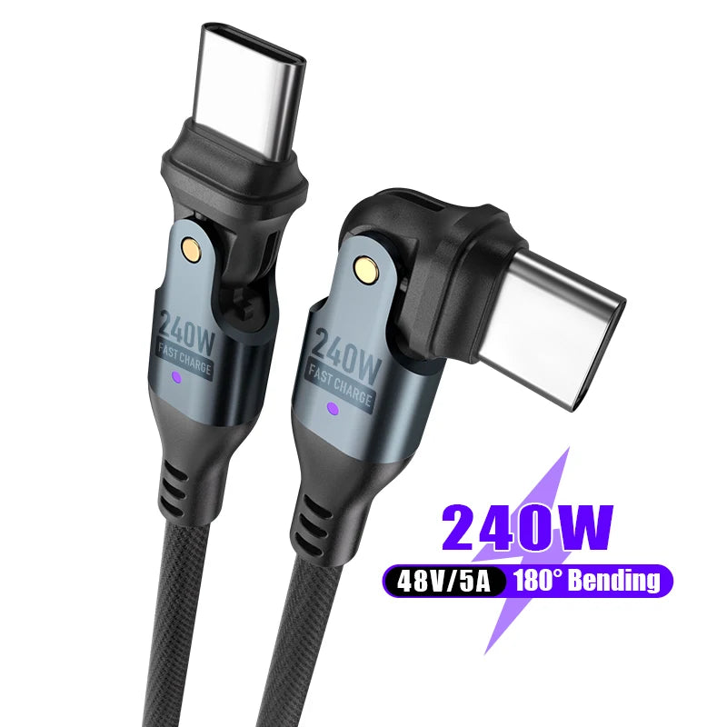 Type-C 240W Fast Charge Cable 5A