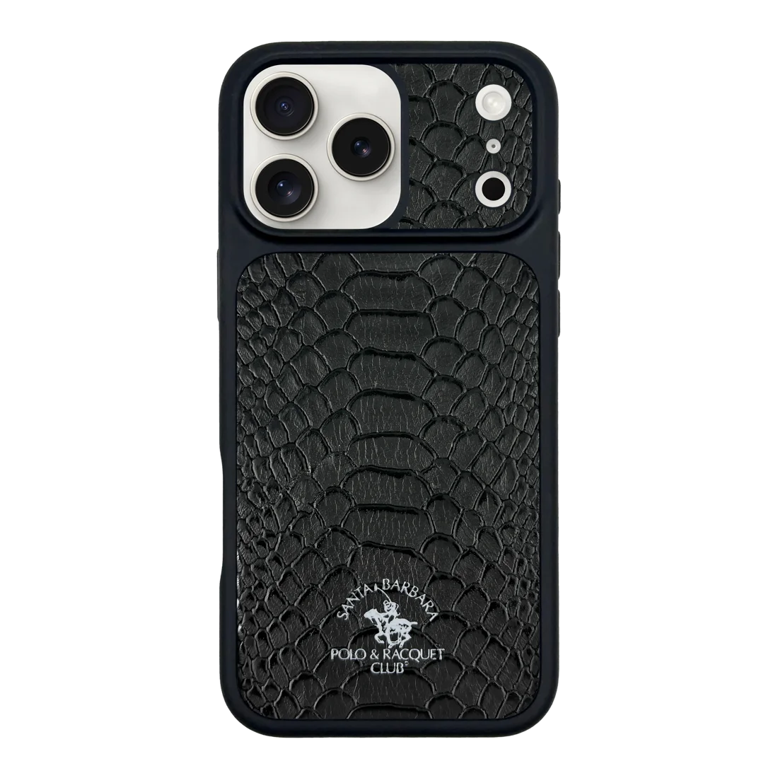 POLO Pure Color Portrait Design Magnetic PU Leather Shockproof Phone Case for 17 Pro