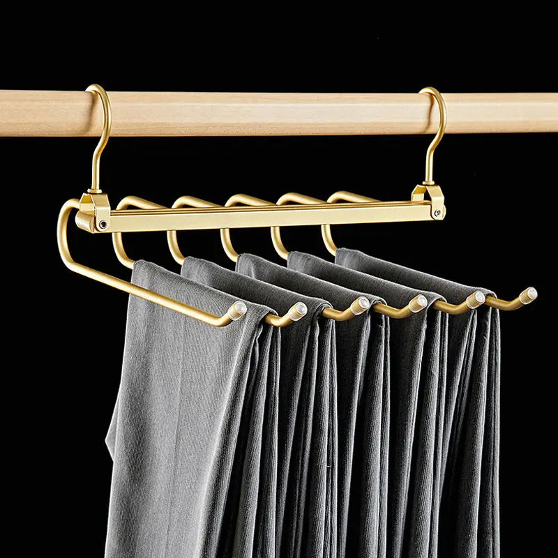 Space-Saving Luxury Aluminum Pants Hanger