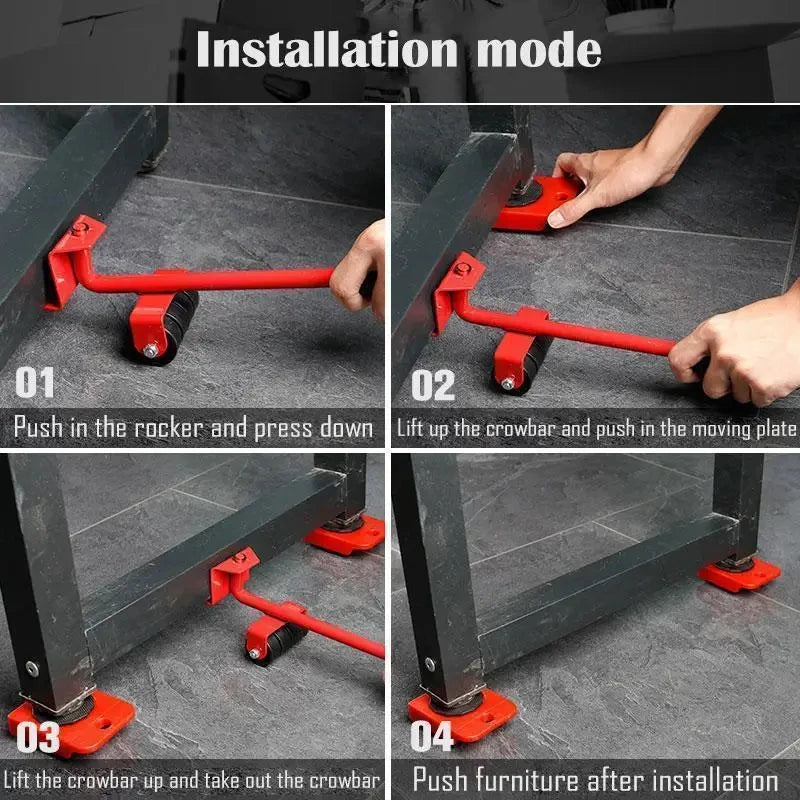 Moving Tool Furniture Lifter Labour Save Heavy Furniture Appliance
